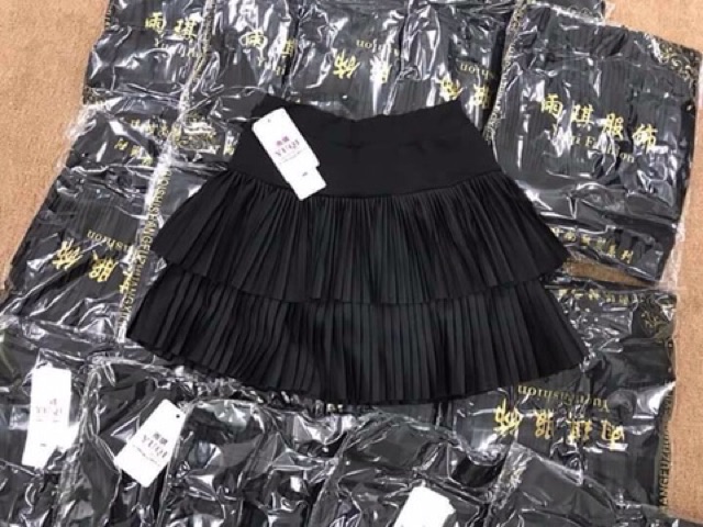 Chân váy xếp ly nhỏ 2 tầng có quần | BigBuy360 - bigbuy360.vn
