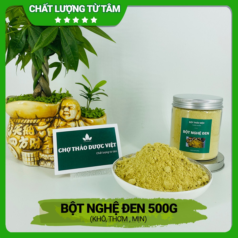 [Gía Sỉ] 500g Bột Nghệ Đen (Khô, Thơm, Mịn)