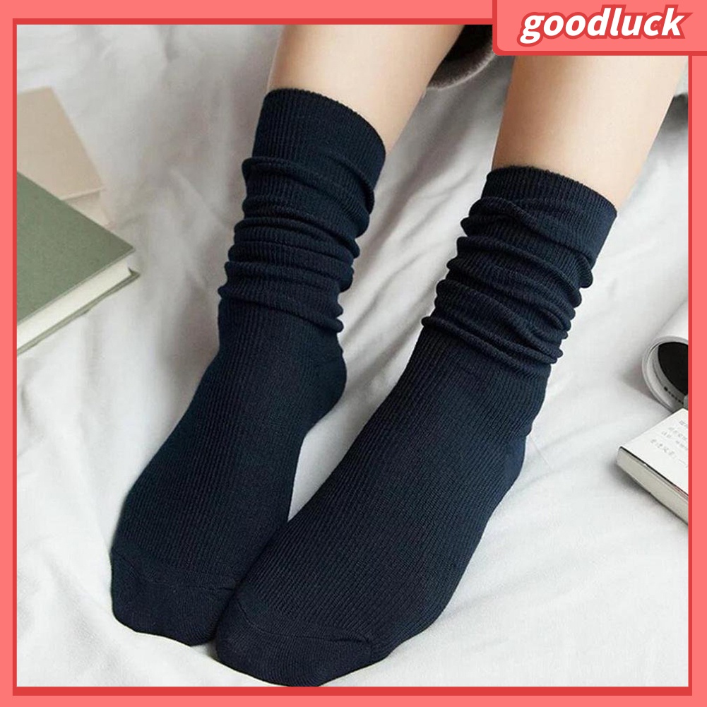 [GOLUK] Vớ Cotton Pha Mềm Mại Thời Trang Thường Ngày Cho Nữ