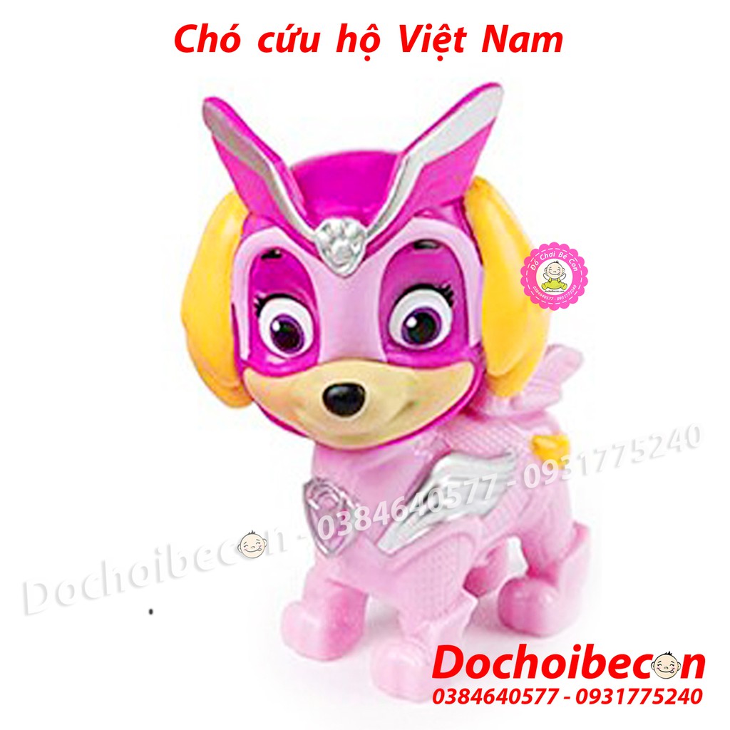 Bộ 5 chó cứu hộ Paw Patrol - Hàng Việt Nam