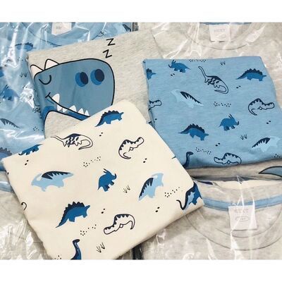 BT314 -SET 3 BỘ KHỦNG LONG XANH XÁM BÉ TRAI