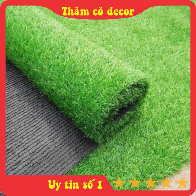 Thảm cỏ nhân tạo cao 2cm (1m2), thảm cỏ giả, chất lượng nhựa PVC cao cấp, an toàn với môi trường , hàng chuẩn