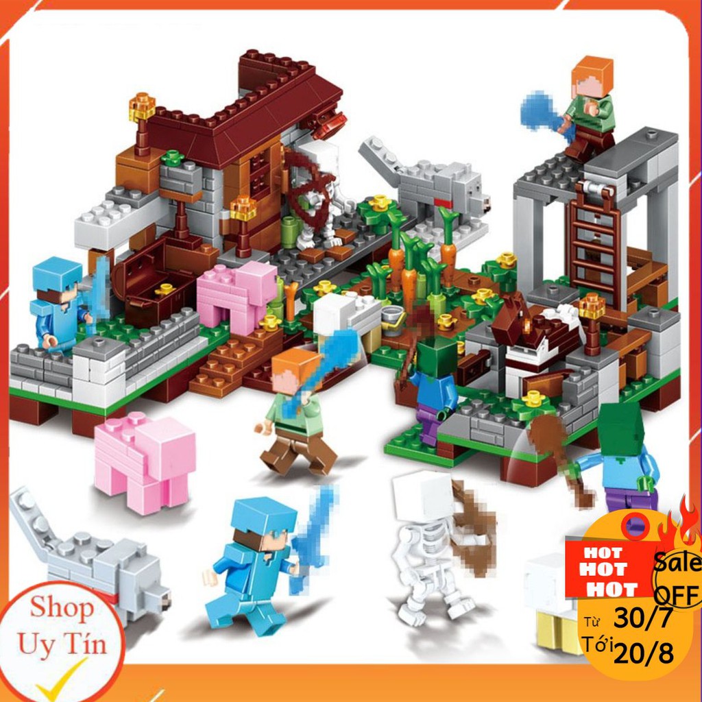 Lego Minecraft - Trang Trại Trên Thảo Nguyên [300 CT]