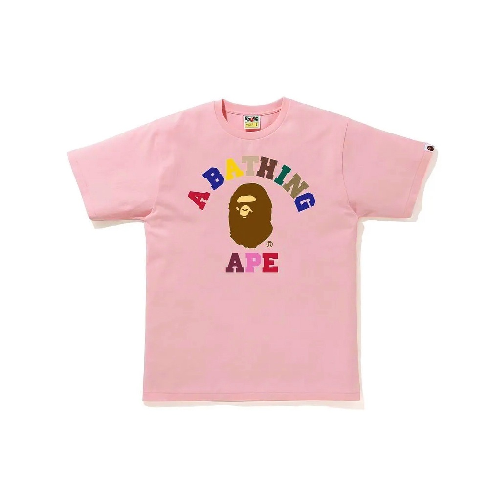 Bape Áo Thun Tay Ngắn Chất Liệu cotton Cao Cấp Họa Tiết In Thời Trang