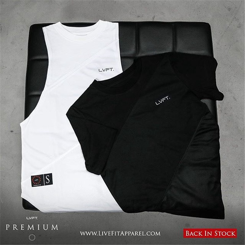 Áo thun không tay thoáng khí dáng rộng co giãn thích hợp tập thể dục