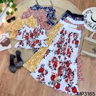 Set áo hai dây quần ống rộng sang trọng
