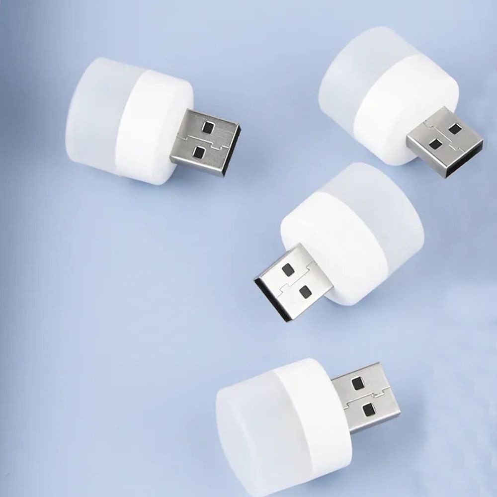 Đèn LED Đọc Sách Mini Bỏ Túi 5V 1W Cổng USB Tiện Dụng ( Trắng - Vàng ) / Đèn Ngủ LED USB Hình Trụ