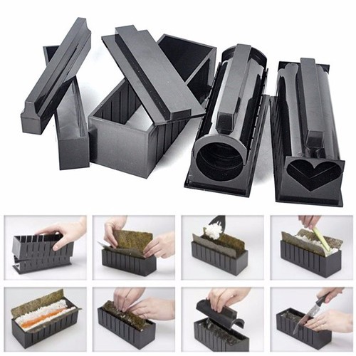 Bộ dụng cụ làm sushi cơm cuộn kimbap 10 món