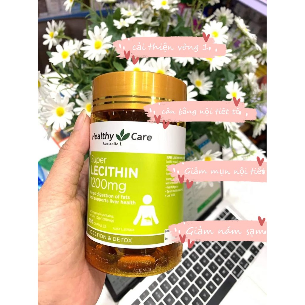 Mầm đậu nành Healthy Care Úc chuẩn nội địa Úc 100 viên