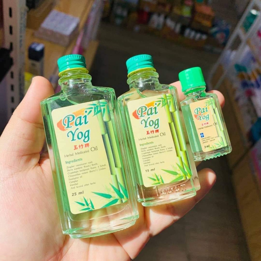 01 Dầu Nóng Thảo Dược Pai Yog Herbal Massage Oil Thái Lan