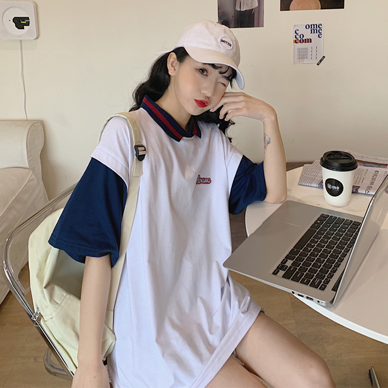 Áo Thun Polo Ngắn Tay Phối Màu Phong Cách Hàn Quốc | BigBuy360 - bigbuy360.vn