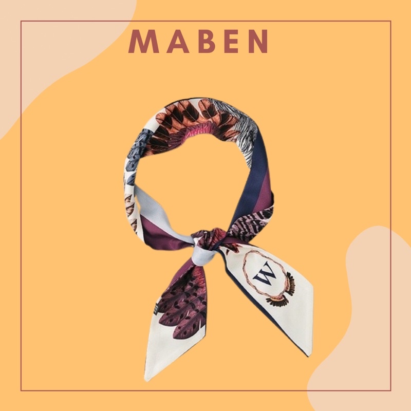 Khăn quấn túi xách chữ cái ( u,v,y,z,w) - Maben