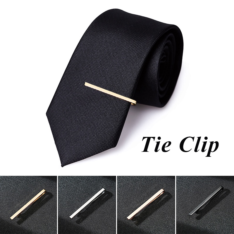 Kẹp Cà Vạt Thiết Kế Đơn Giản Thời Trang Hàn Quốc Cho Nam