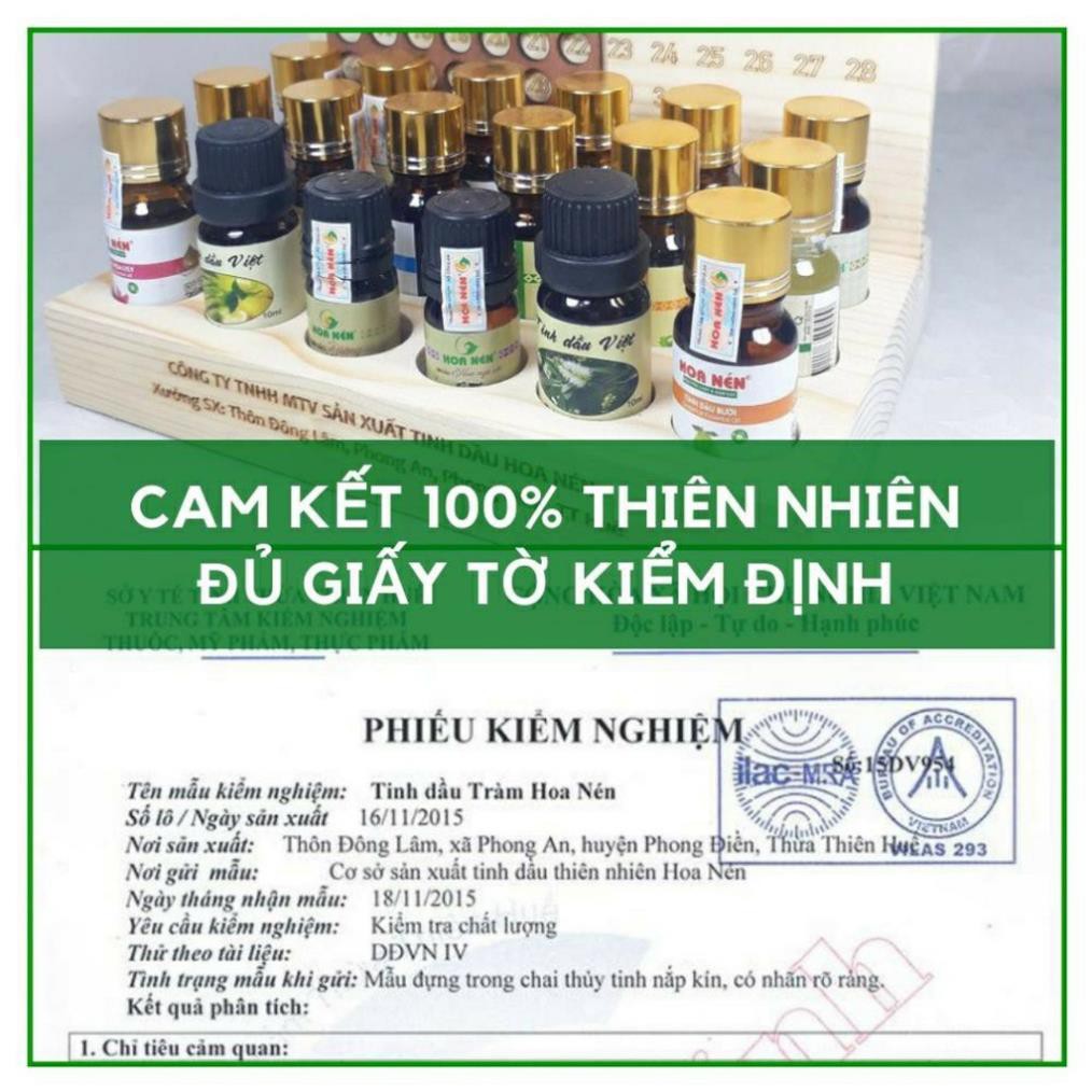 Tinh Dầu Treo Xe Ô Tô Hoa Nén 10ml