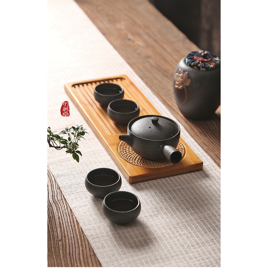 Khay trà tre độc ẩm