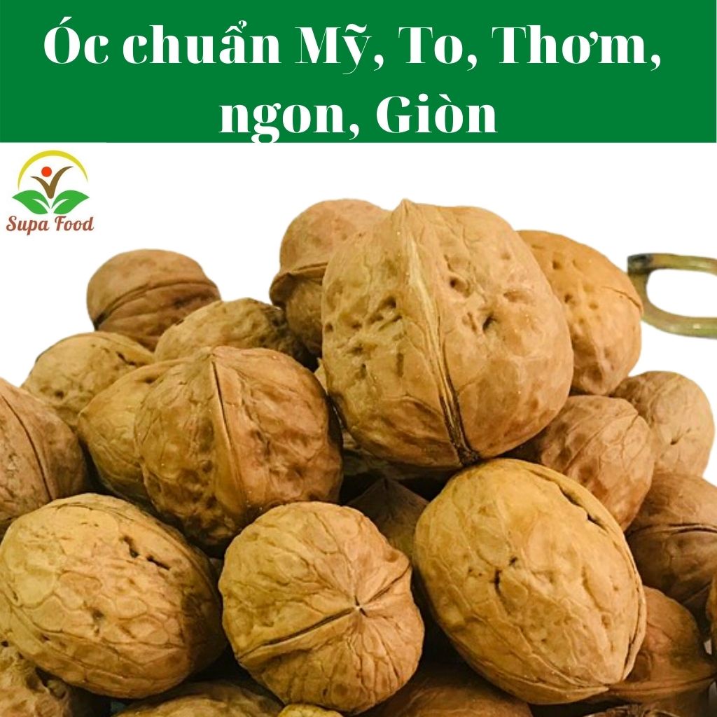 Óc Chó Mỹ Nguyên Vỏ [Có Kìm Tách Vỏ],Ngon Giòn Thơm Không Hôi Dầu Đắng Chát-Hạt Dinh Dưỡng-quả óc chó- OneFood