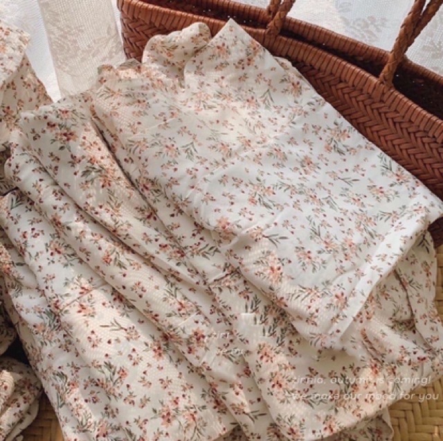 Váy Hoa Nhí Vintage Có Sẵn