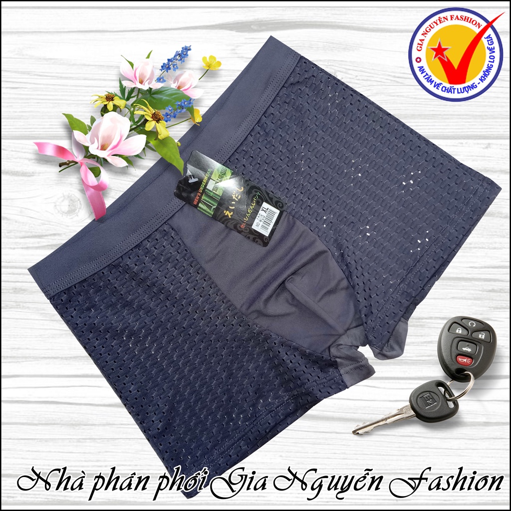 Combo 4 Quần sịp đùi nam Thun lạnh Thông hơi siêu mát - Hàng cao cấp xuất Nhật