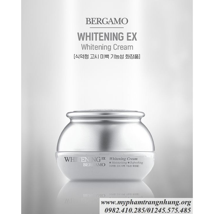 [Giá Sỉ] Kem dưỡng trắng da Bergamo Whitening EX Cream