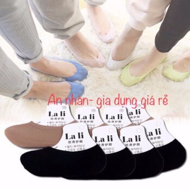 SET 5 ĐÔI TẤT HÀI HÀN QUỐC SILICON CHỐNG TUỘT