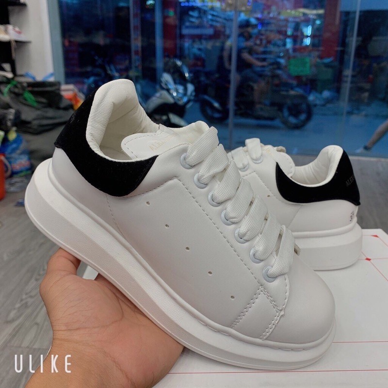 ( Hot Trend/ Dây lụa ) Giày thể thao mCQ gót nhung đen dây lụa cao cấp! Yuno Stores | BigBuy360 - bigbuy360.vn