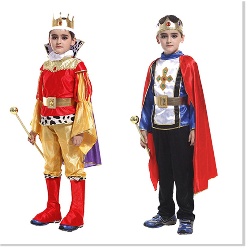 Halloween trang phục trẻ em cosplay cosplay biểu diễn quần áo biểu diễn Aladdin vua hoàng tử trang phục
