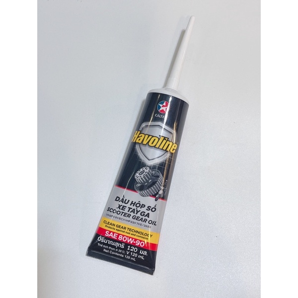 Nhớt láp Caltex, nhớt hộp số xe tay ga Havoline SAE 80w-90 120ml