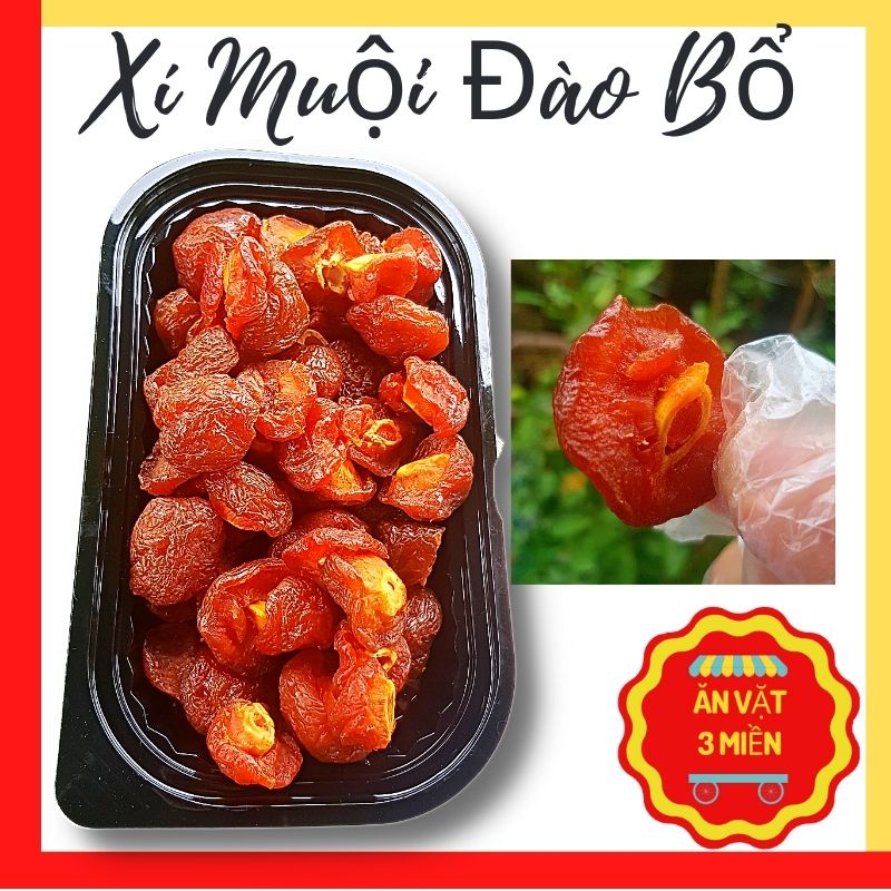 Xí muội đào bổ Đà Lạt thơm ngon hộp 300gr và 500gr