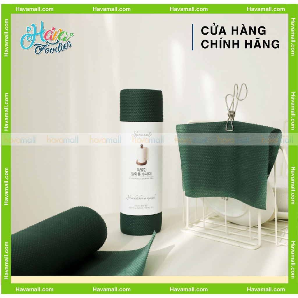 [HÀNG CHÍNH HÃNG] Khăn Lau Đa Năng Hàn Quốc Dùng 1 Lần 30 Cái