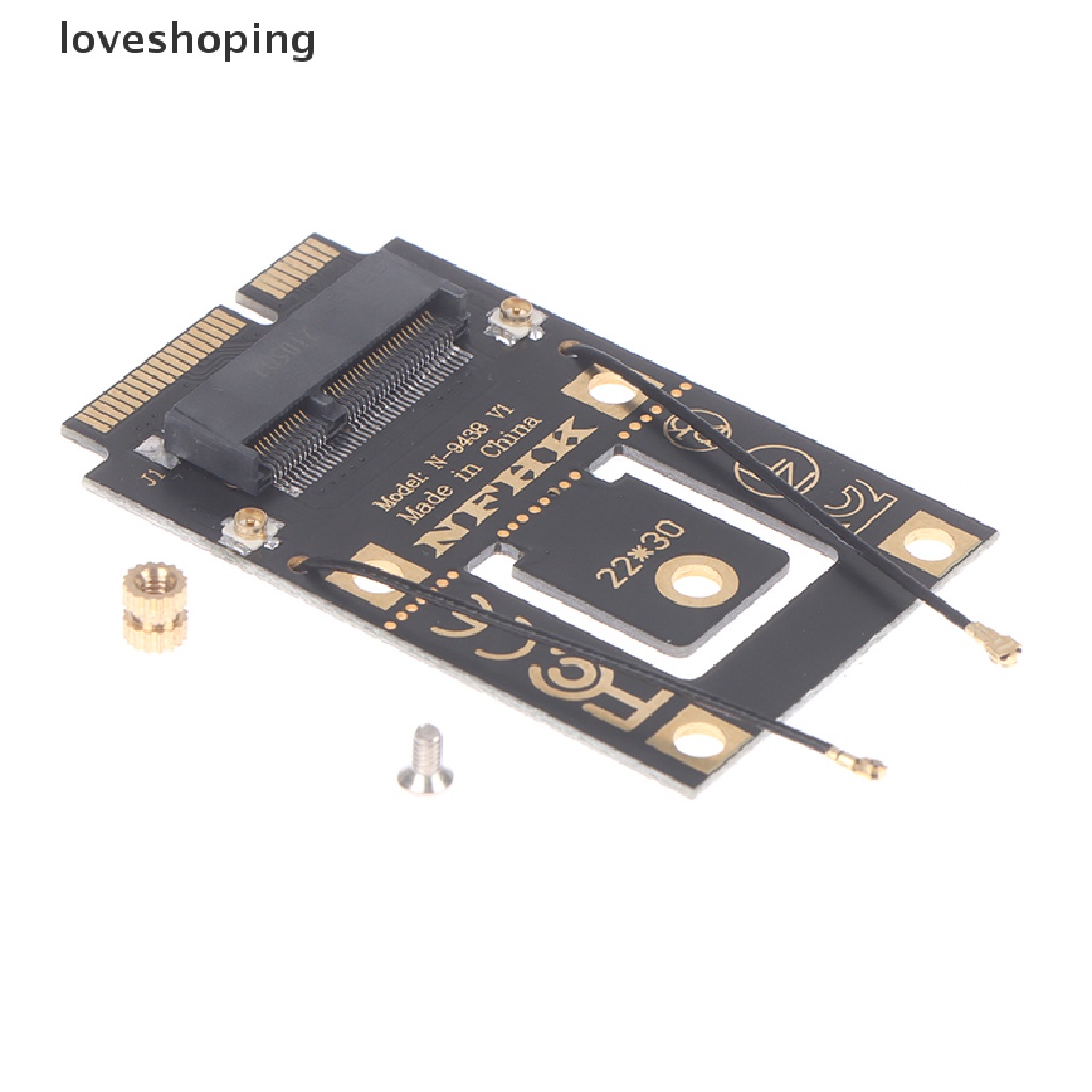 M.2 NGFF to Mini PCI-E  Adapter For M.2 Wifi Bluetooth Wireless Wlan Boutique