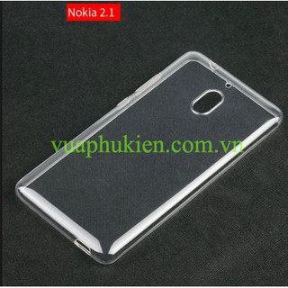Ốp Lưng Nokia 2.1 Dẻo Silicon Trong Suốt