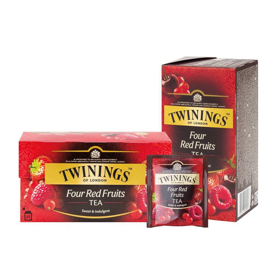Trà Twinings túi lọc Classic - Four Red Fruits Tea