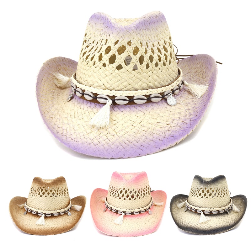 Mũ Cao Bồi Đi Biển Nhiều Màu Sắc Thời Trang Mùa Hè Dễ Phối Đồ