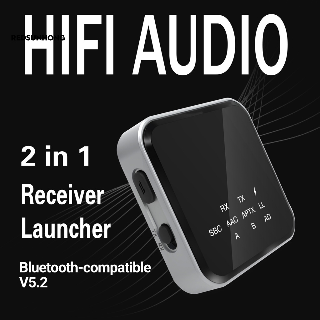 Thiết Bị Nhận Tín Hiệu Bluetooth Không Dây Gọn Nhẹ 5.2 3.5mm