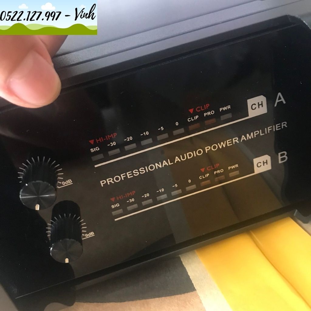 CỤC ĐẨY CÔNG SUẤT Kenwood A-2500Pc 24 sò lớn Toshiba, 8 biến trở nhiệt. mặt phay nhôm  năm 20