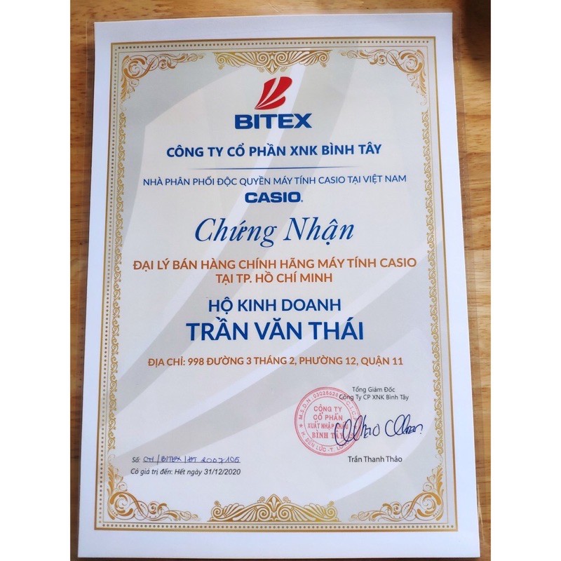 Máy tính fax 580 vn plus hàng chính hãng