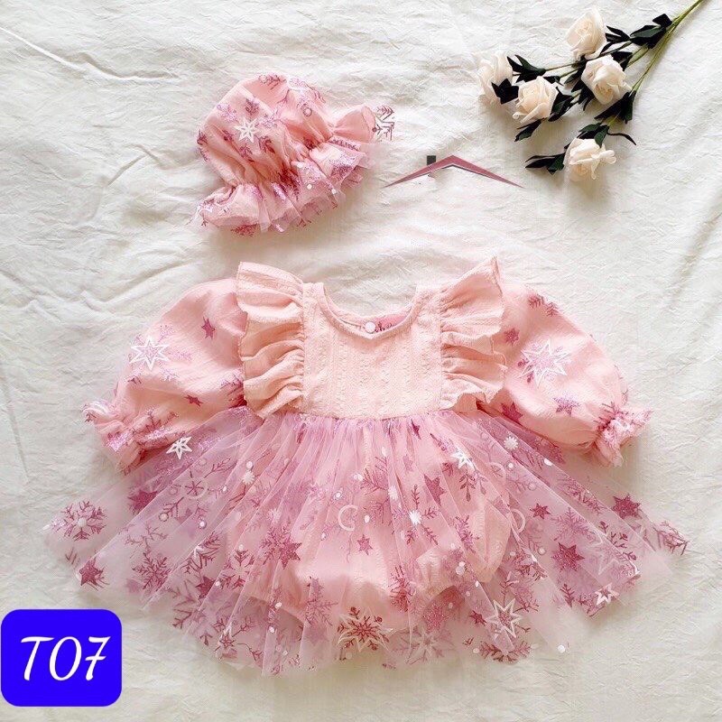 [Hồng Sao] Body cho bé tặng mũ mã 5359073