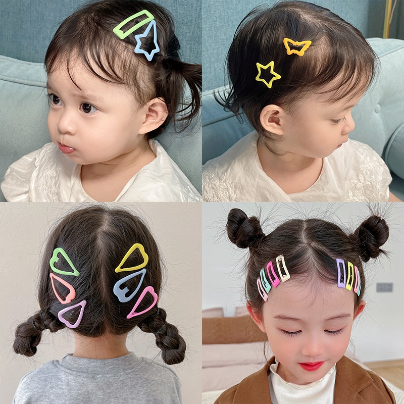 Set 6 Kẹp Tóc Hình Ngôi Sao Năm Cánh Dễ Thương Cho Bé Gái