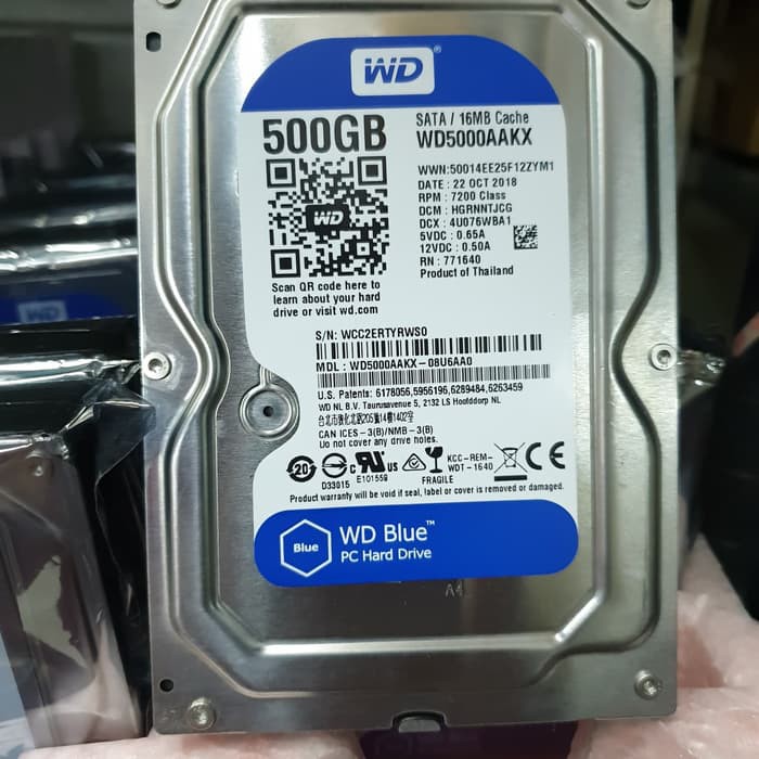 Ổ Cứng Ngoài 3.5 "wd 500gb