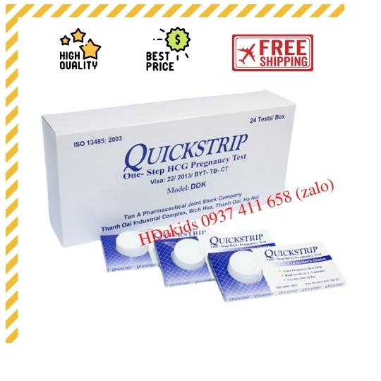 Que Thử Thai QuickStrip- Phát hiện thai nhanh chóng- đơn giản- chính xác