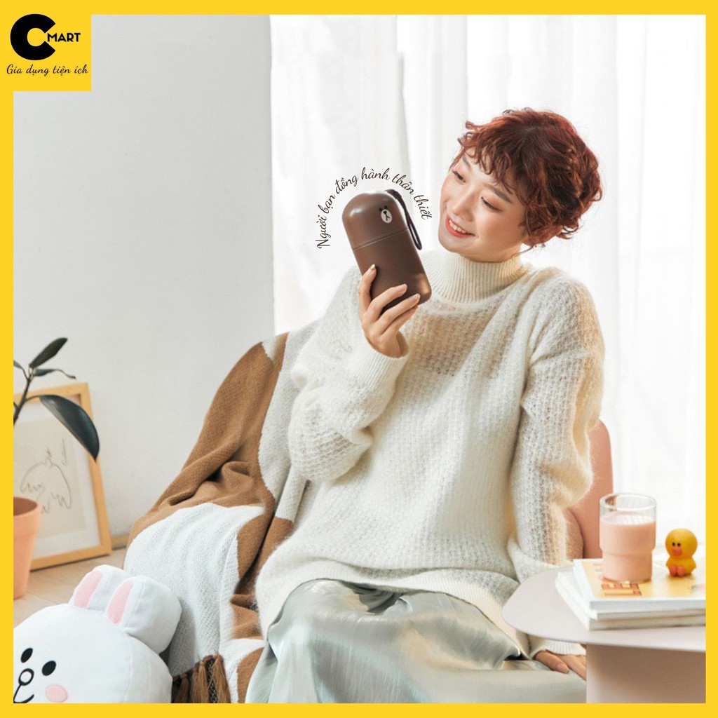 Máy Làm Sữa Hạt Cầm Tay Mini JoYoung Line Friends DJ03E-A1 [CMART GIA DỤNG TIỆN ÍCH]
