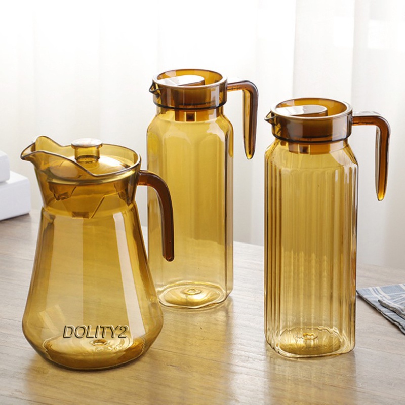 1500ml Acrylic Carafe Pitcher Jug Teapot for Wine Water Juice for Restaurant