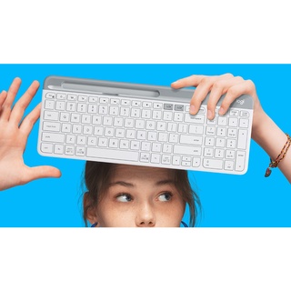 Bàn phím không dây Bluetooth Logitech K580 ( đa thiết bị , mảnh gọn, PC/ iPad )