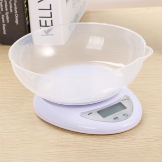 Cân Tiểu Ly 5 Kg Electronic Kitchen Scale Cân Bếp Điện Tử Mini Tặng Kèm Pin Sử Dụng Ngay