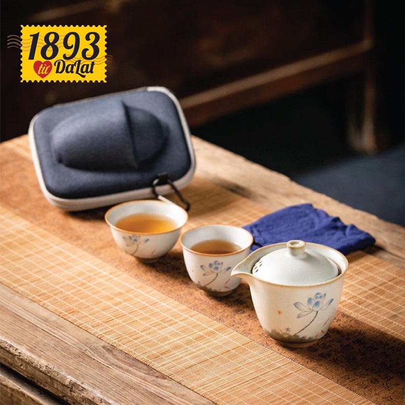 Bộ gốm pha trà du lịch
