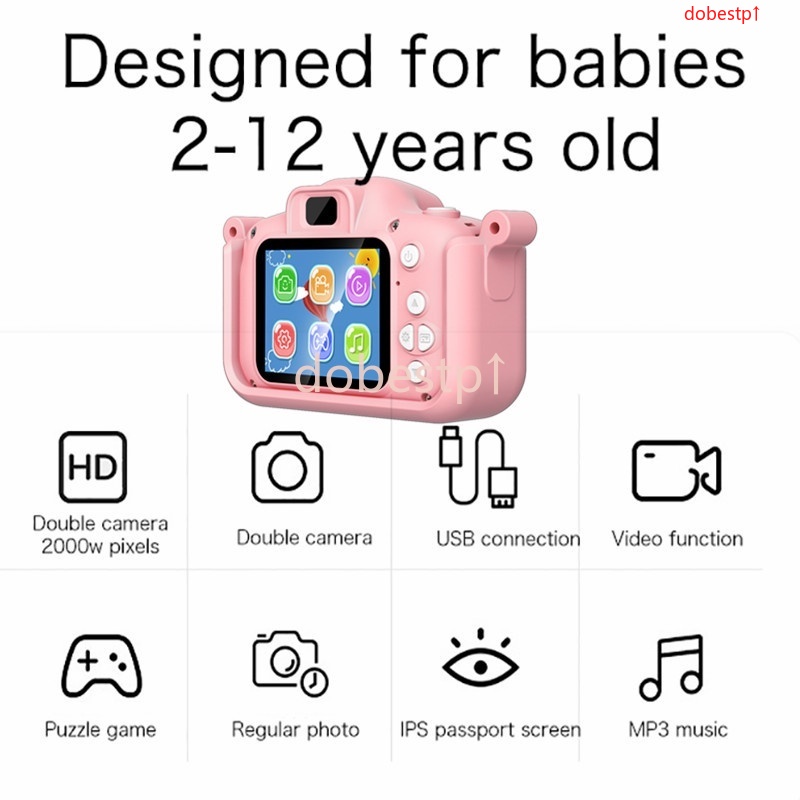 Camera đồ chơi ống kính kép có chụp selfie làm quà sinh nhật cho trẻ em | BigBuy360 - bigbuy360.vn