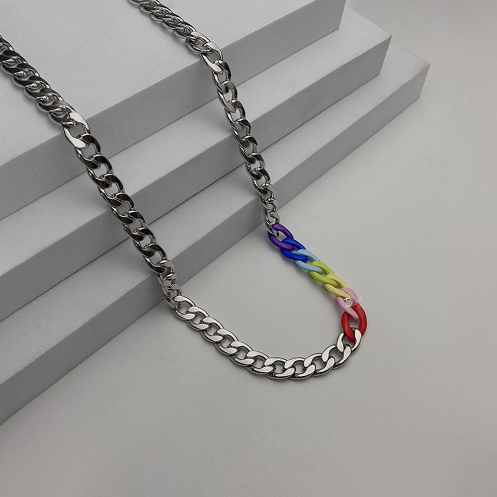 Vòng cổ choker bằng hợp kim đính đinh tán phong cách Harajuku thời trang cho nữ