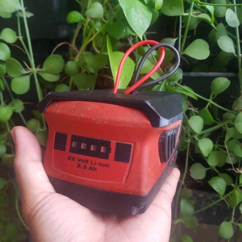 DIY - Đế kết nối nguồn cho pin Hilti CPC 22V