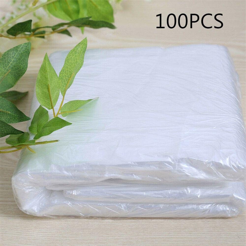 SOFTNESS Set 100 Tấm Phim Nhựa Trong Suốt Phủ Giường Salon Làm Đẹp