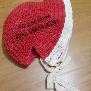 Mũ ren tiểu thư cho bé